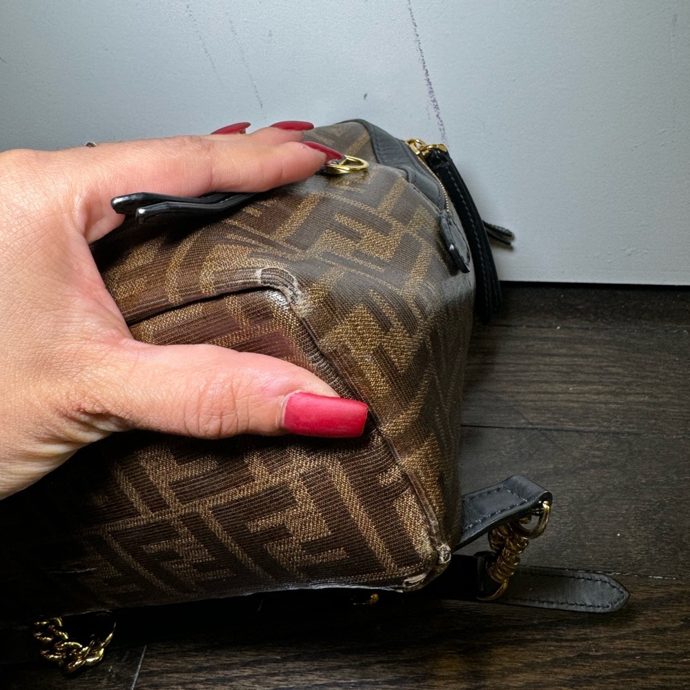 Fendi mini monogram backpack